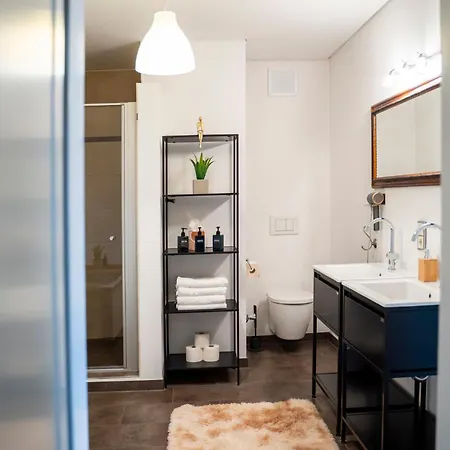 아파트 130m2 Loft - Balkon, Smart Tv, Badewanne, Kaffee 로젠하임