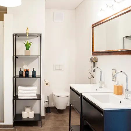 Apartment 130m2 Loft - Balkon, Smart Tv, Badewanne, Kaffee