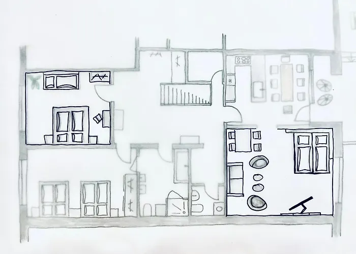 130m2 Loft - Balkon, Smart Tv, Badewanne, Kaffee Διαμέρισμα