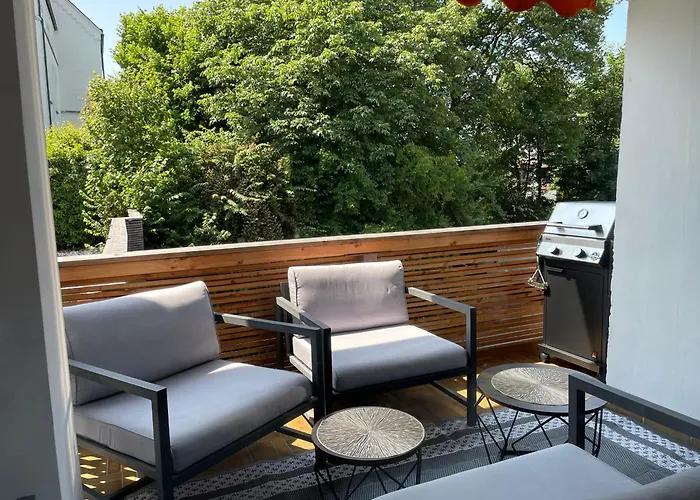 130m2 Loft - Balkon, Smart Tv, Badewanne, Kaffee *